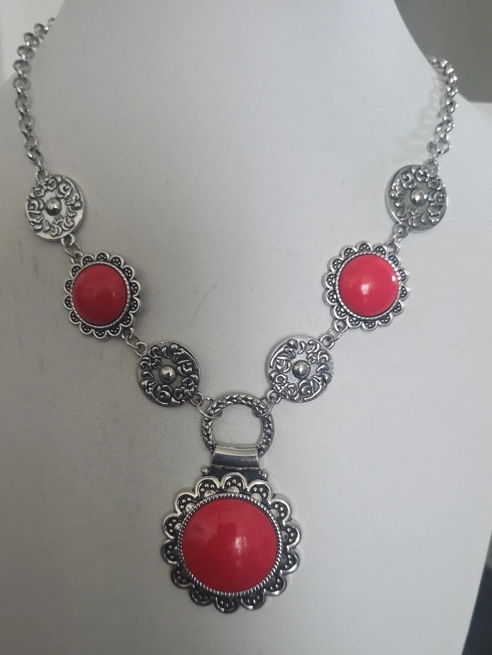 Paparazzi Southwest Red Necklace And Bracelet Set NWT